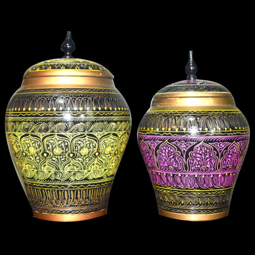 Bahrain Wooden Jars