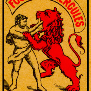 Fosforos Hercules Swedish Matchbox Cover