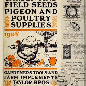 Garden and Field Pigeon and Poultry Junk Journal Page