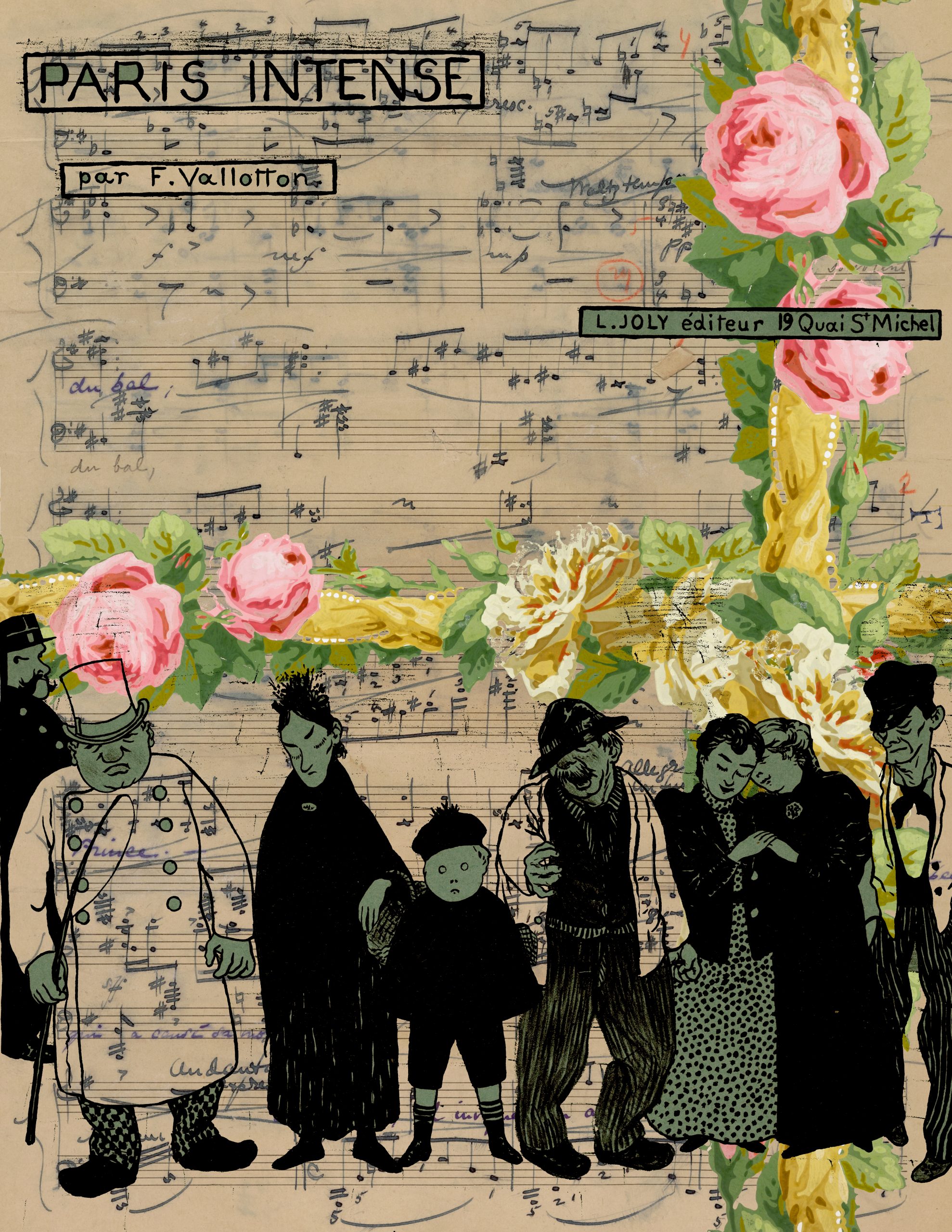 Paris Intense Junk Journal Page