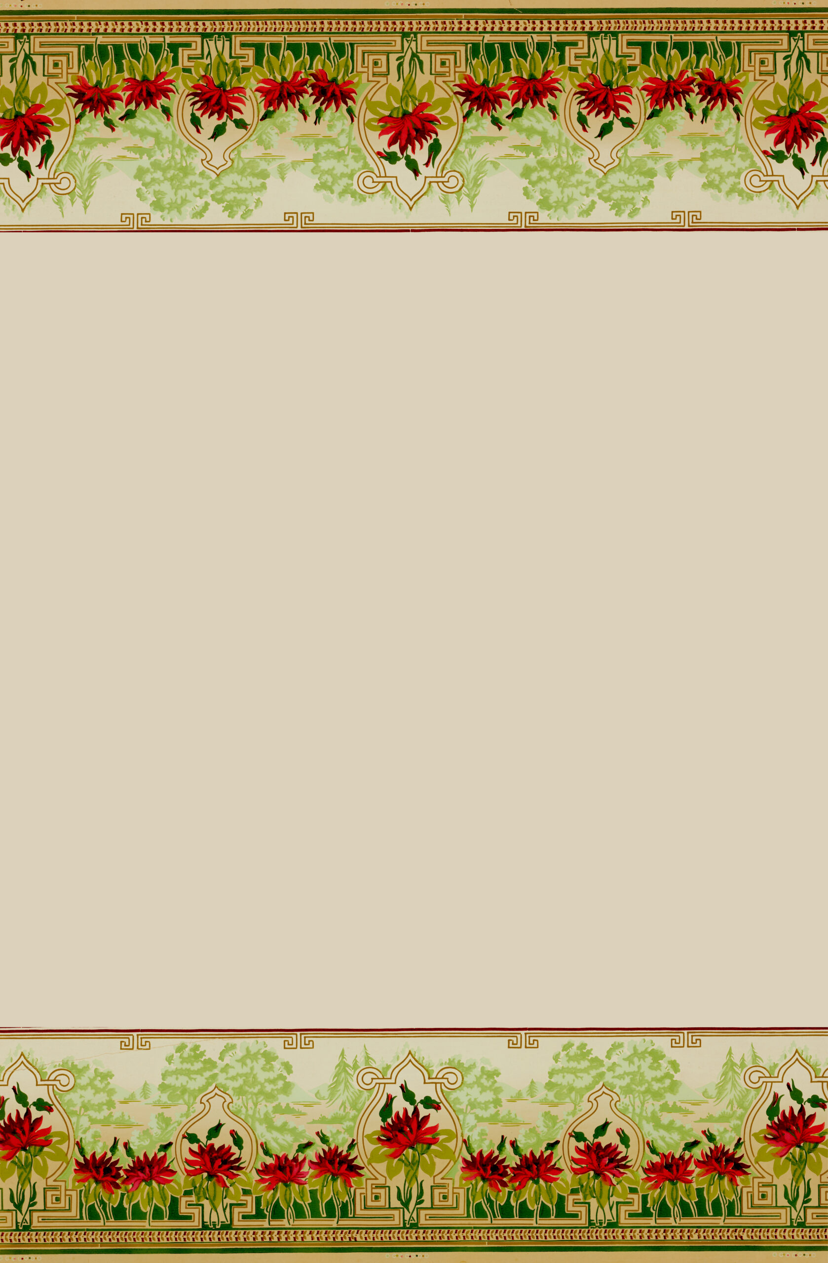 Poinsettia Antique Wallpaper Page