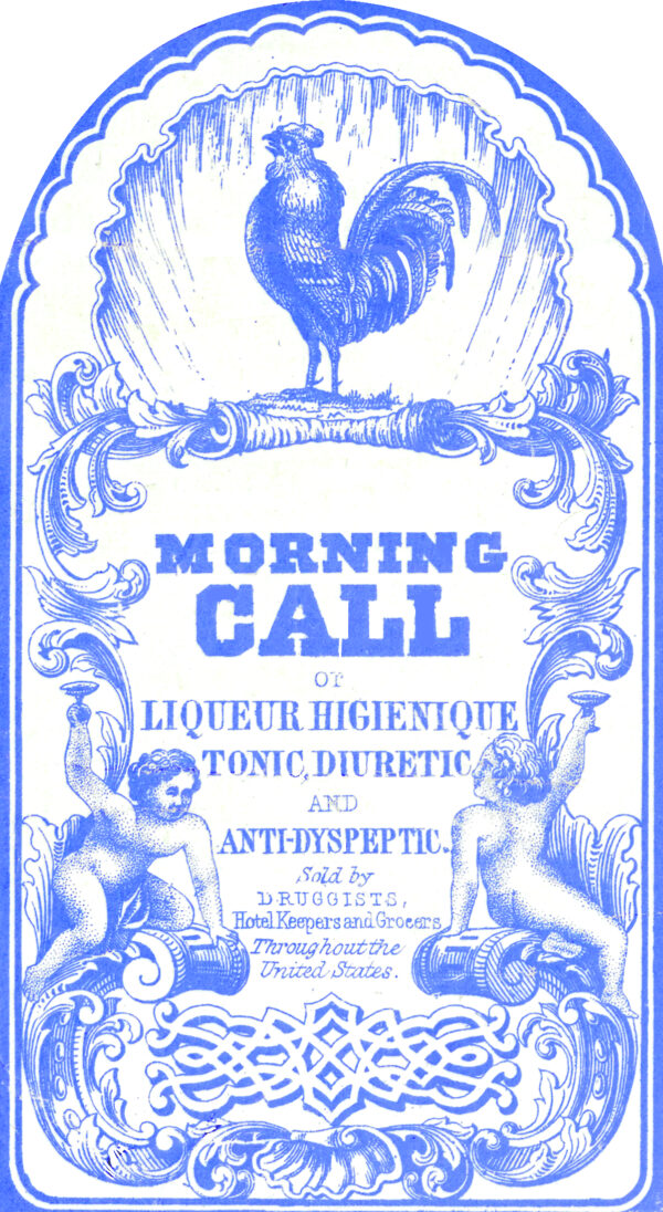 Morning Call Liqueur Higienique Label w/Sample