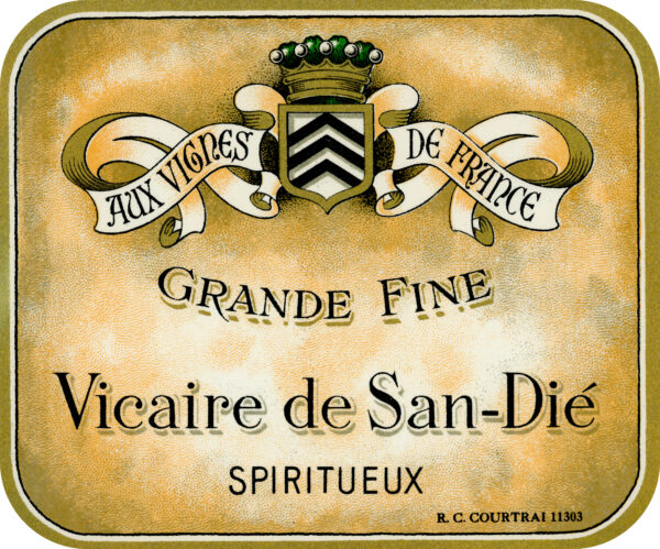 Vicaire de San Die Vignes de France Label