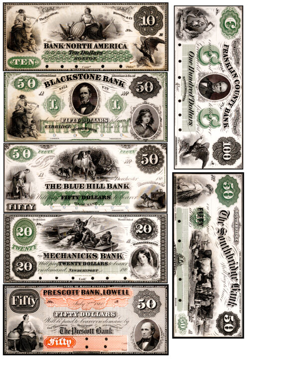 Bank Notes 48-55 Project Pages