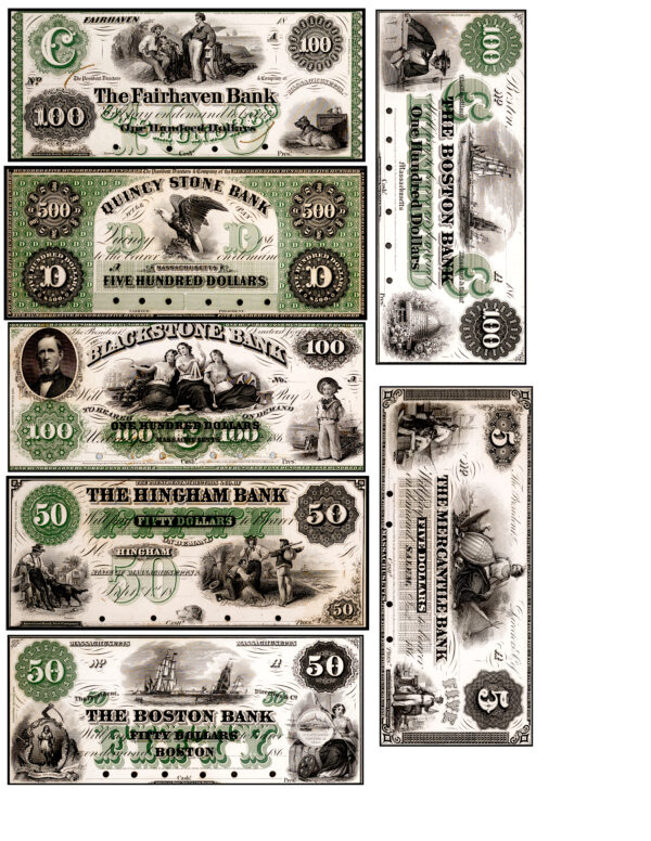 Bank Notes 64-71 Project Pages