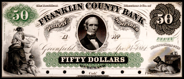 Antique Money or Bank Note Kit with 105 Different Bank Notes from 1800's - Image 59