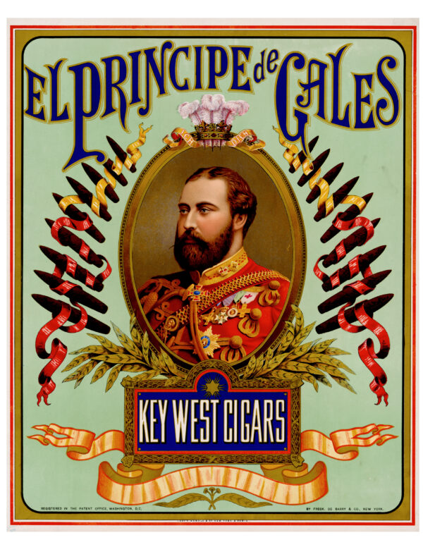 El Principe de Cales Key West Florida Cigars Label