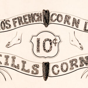 Ducro's French Corn Leaf Kills Corns 10 Cent Label