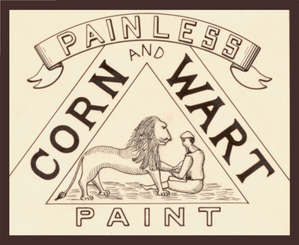 Painless Corn and Wart Paint Label