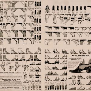 George Ramsdell Shoe Designs Victorian Poster