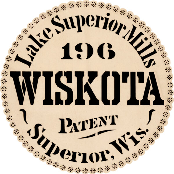 Lake Superior Mills Wiskota Superior Wisconsin Label