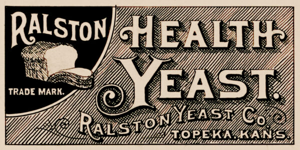 Ralston Health Yeast Topeka Kansas Label