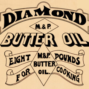 Eight Pounds Diamond Butter Oil for Cooking Label