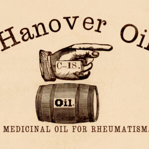 Hanover Medicinal Oil for Rheumatism Label
