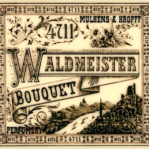 Mulhens & Kropff Perfumery Waldmeister Bouquet Perfume Label