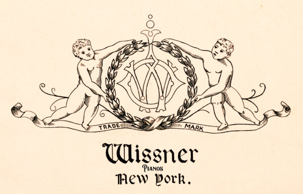 Wissner Pianos New York Label