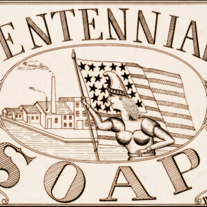 C Shulte Centennial Soap 60 Pressed Bars Detroit Michigan Label