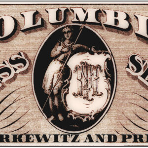 Markewitz and Price Columbia Dress Shirt Label
