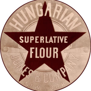 Jones and Company Superlative Hungarian Flour New York Label