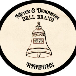 Meyer and Dickinson Bell Brand Ribbons Label