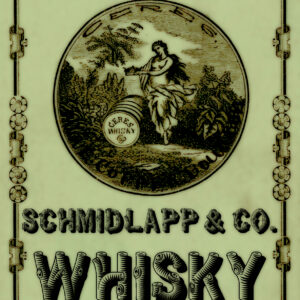Schmidlapp and Co Whiskey Ceres Pure Copper Bourbon Label