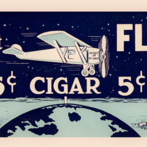 World's Greatest Flyer Cigar Five Cents Poster