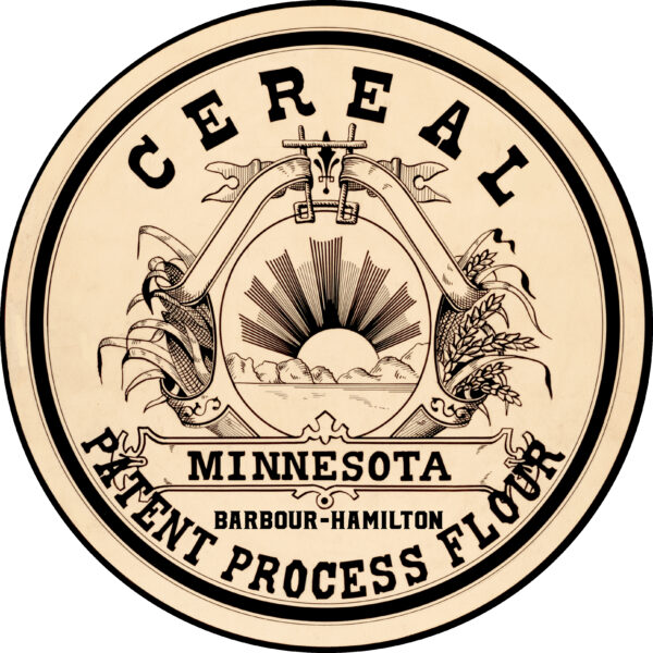 Barbour and Hamilton Cereal Patent Process Flour Minnesota Label