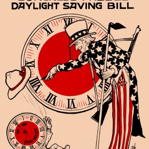Congress Passes Daylight Saving Bill Get Your Hoe Ready US Propaganda Poster