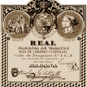 Real Carvajal Habana Cigars Label