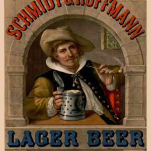 Schmidt and Hoffman Lager Beer Brewery Ansel and Hough Avenues Cleveland Ohio Label