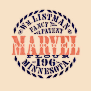 William Listman Fancy Patent Marvel Flour Minnesota Label