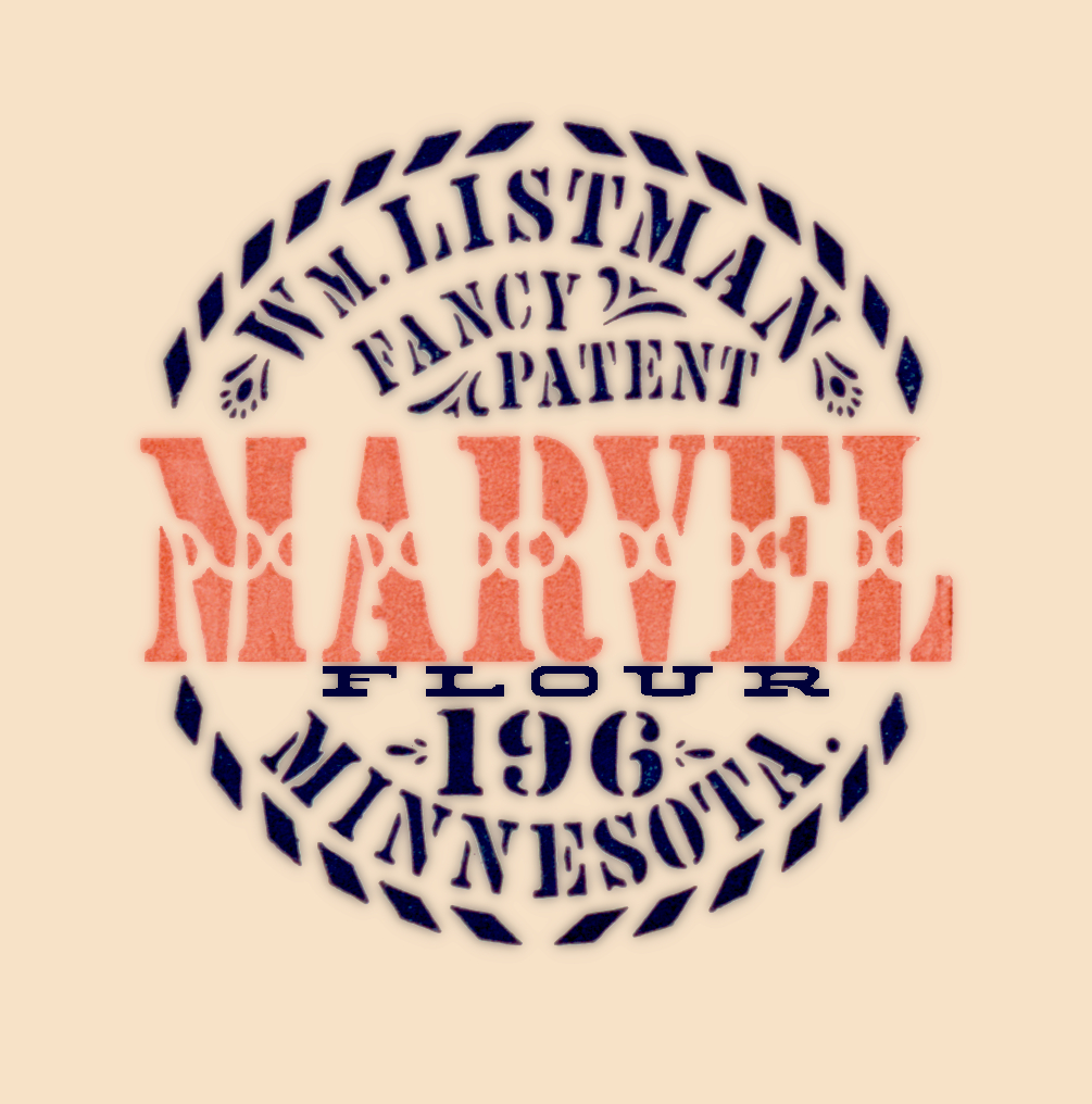 William Listman Fancy Patent Marvel Flour Minnesota Label