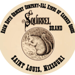 Adam Roth Squirrel Brand Canned Goods Saint Louis Missouri Label