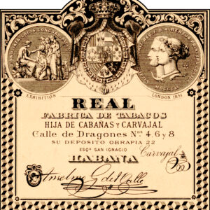 Carvajal Real Habana Tobacco Label