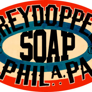 Dreydoppel Soap Philadelphia Pennsylvania Label