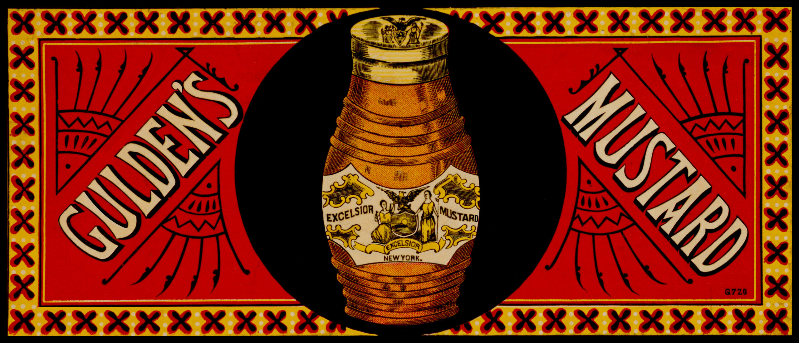 Golden's Excelsior Mustard New York Label