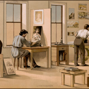 Prangs Aids for Object Teaching Lithographer Poster