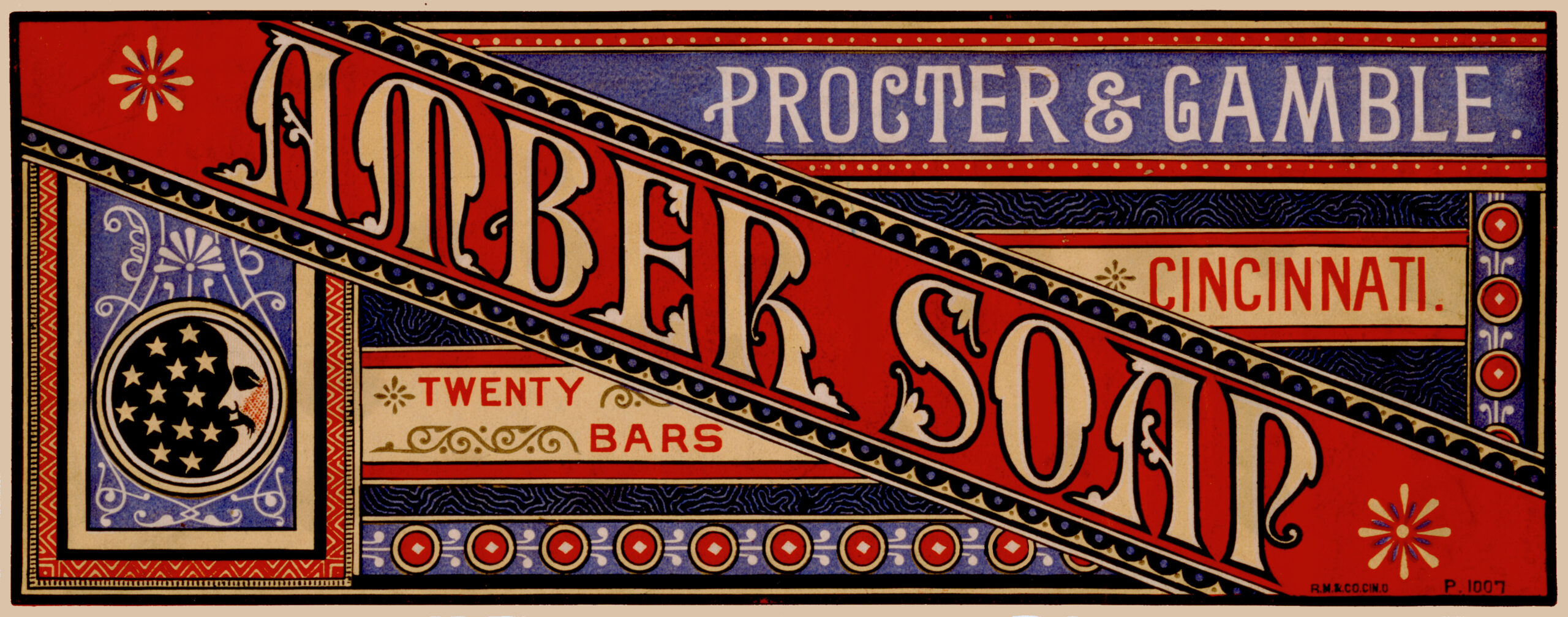 Proctor and Gamble Amber Soap Cincinnati Ohio Label
