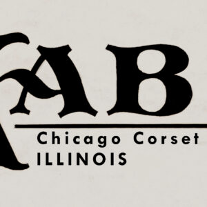 Chicago Corset Company Kabo Corset Illinois Label