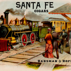 Hansman and Hoffman Santa Fe Cigar Label
