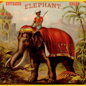 Kuttnauer Elephant Cigars Label