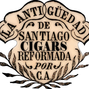 La Anti Guedad De Santiago Alvarez Cuban Cigar Label