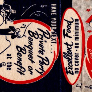 Dine and Dance at the World Famous Hollywood Palladium Sunset near Vine Los Angeles California Matcbook