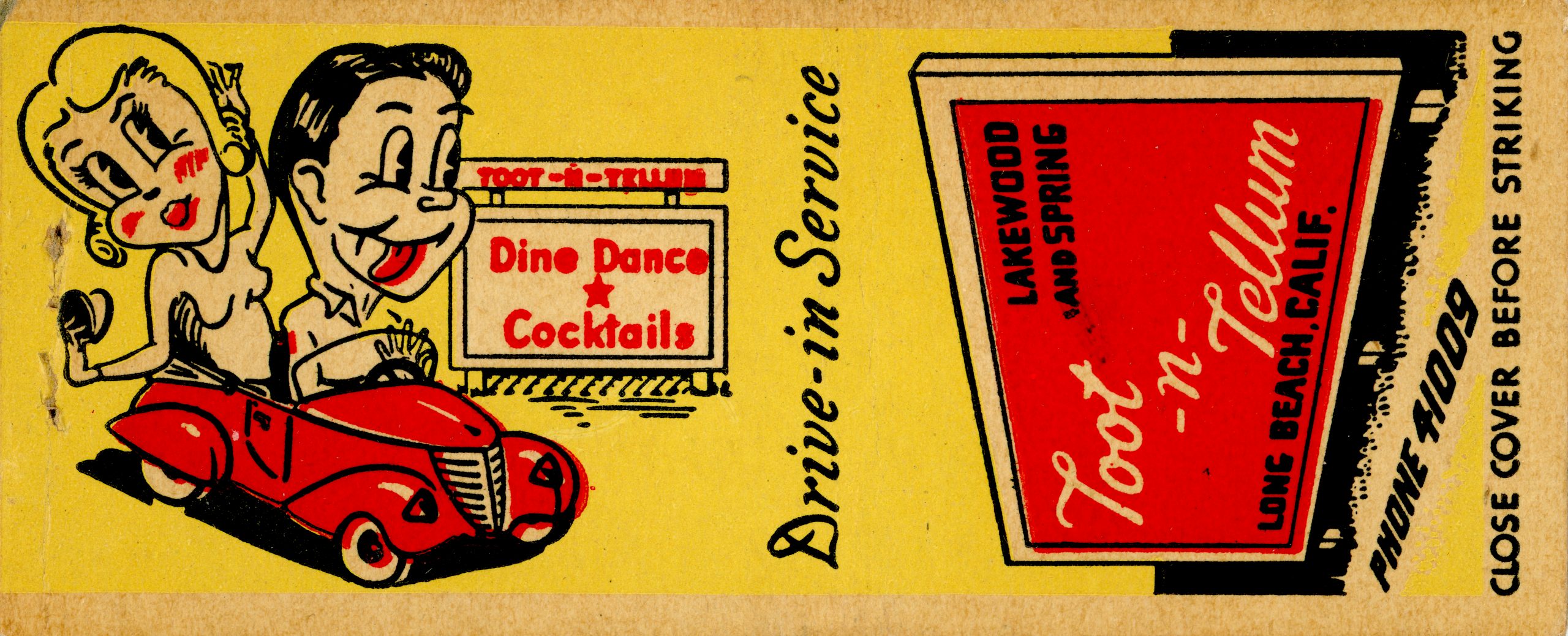 Preface to Matchbook Diaries Shanghai, China, December 2025 with Toot N Tellum Dine in Service Long Beach California Matchbook