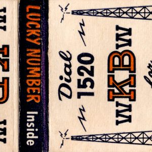 WKBW Dial 1520 Buffalo New York Matchcover