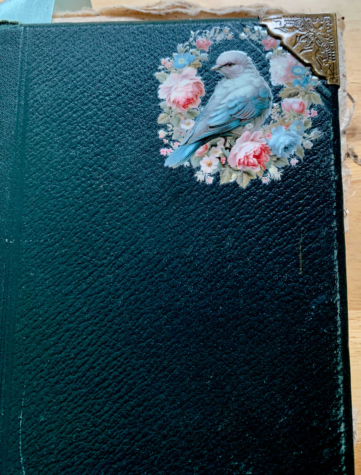 Coptic Bound 182 Page Handmade British Dramatists Junk Journal with Handtorn Paper in Antique Canvas Book Cover with Brass Edges & Ephemera - Image 16