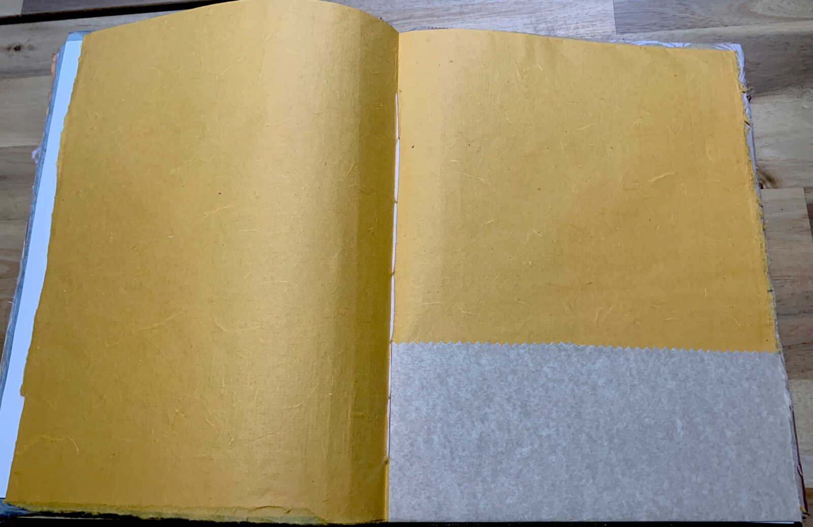 Coptic Bound 234 Page Handmade Fairy Junk Journal with Handtorn Paper in Antique Leather Book Cover with Brass Edges - Image 22