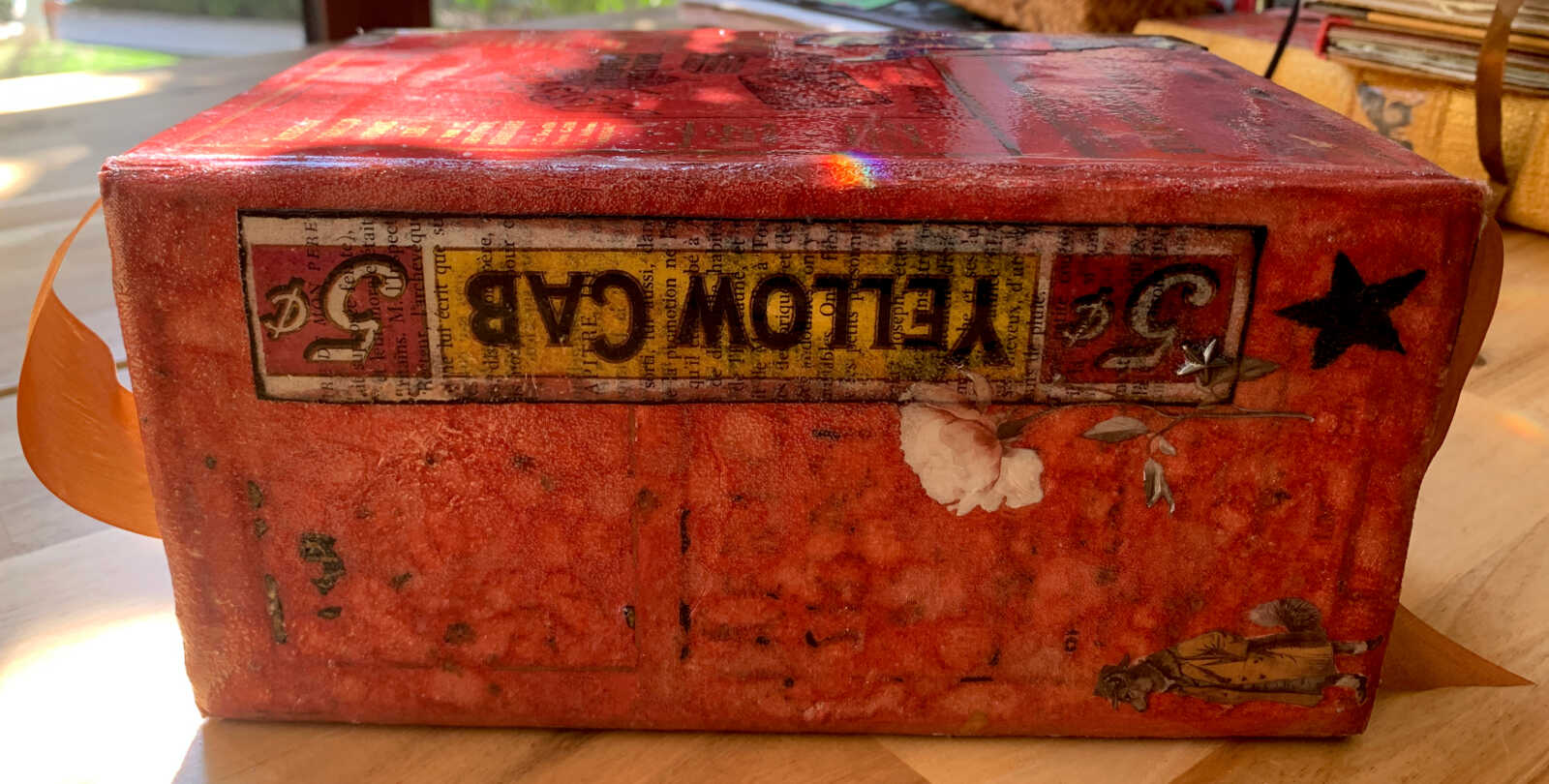 Case Bound Hand Sewn 1,080 page Capetown Directory Junk Journal with Handtorn Paper in Antique Canvas Book Cover with Brass Edges & Ephemera - Image 5