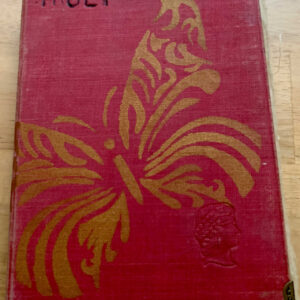 Case Bound 184 Page Handmade Theras Truly Madly Deeply Junk Journal with Handtorn Paper in Antique Canvas Book Cover with Brass Edges