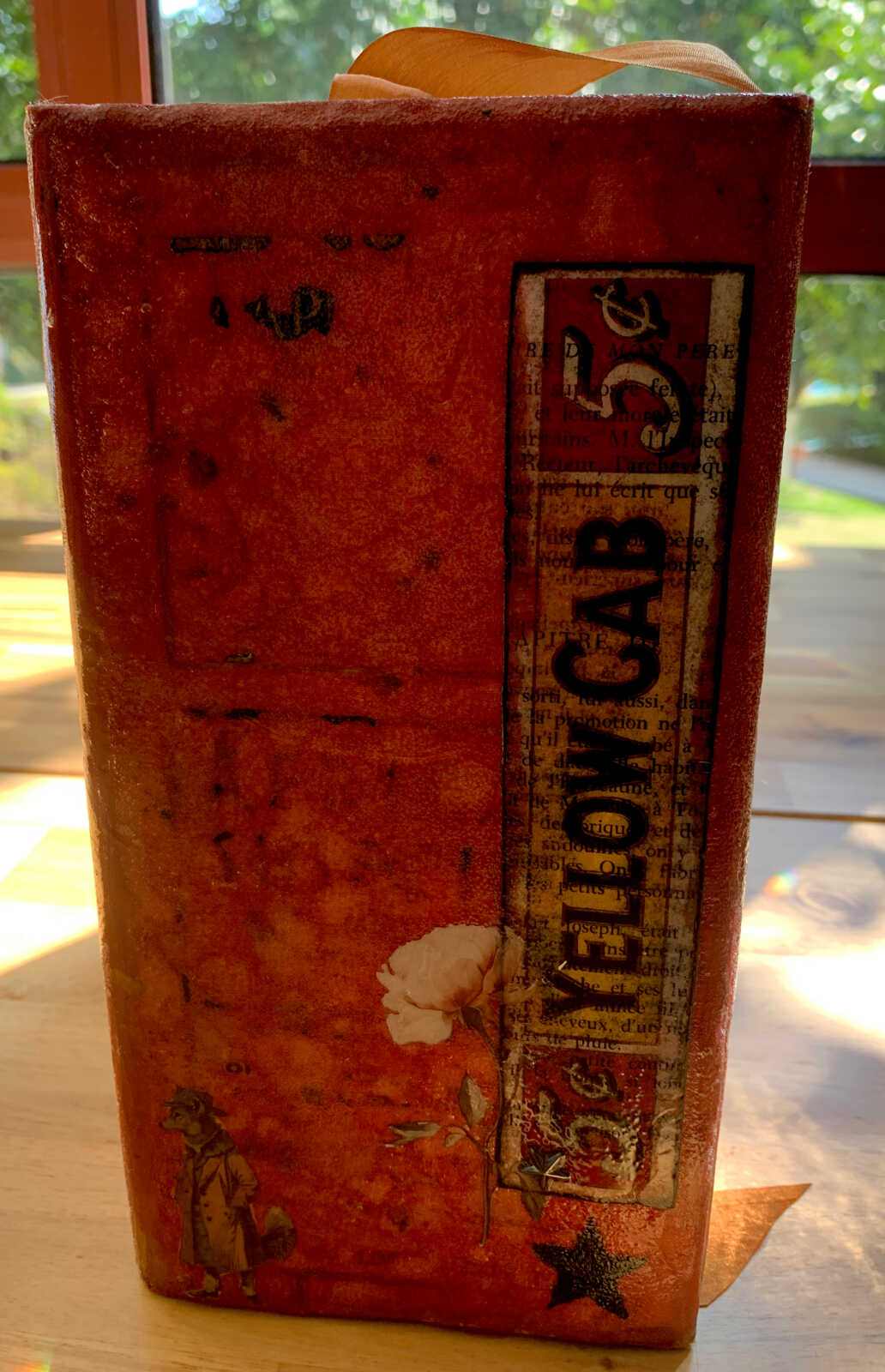 Case Bound Hand Sewn 1,080 page Capetown Directory Junk Journal with Handtorn Paper in Antique Canvas Book Cover with Brass Edges & Ephemera - Image 21